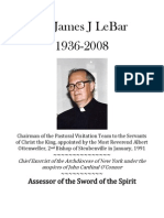 Assessor of The Sword of The Spirit: FR James LeBar 1936-2008