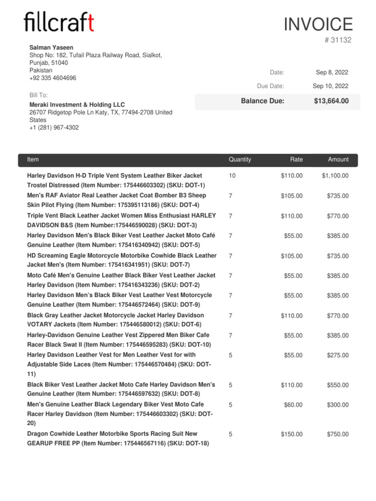 harley davidson invoice prices
