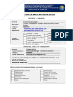 Formulario de Recolección de Datos