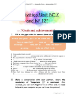 Unit 7 and Unit 12 - Activities - Ahumada, Kiara - Intermediate 2022