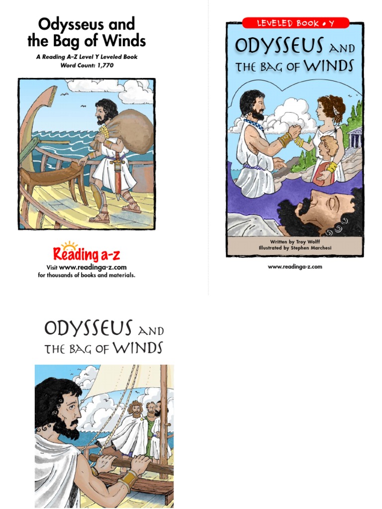 Odysseus and The Bag of Winds PDF Odyssey Odysseus