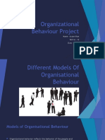 Different Models of Organisational Behaviour