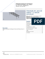 Calculo Estrutural-Análise Estática 1-1 Do Abrigo de Ponto de Ônibus 8 (M) x2 (M)