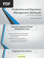 Production and Operation Management (MAN406) Lesson 3