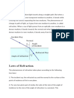 Light Refraction Guide