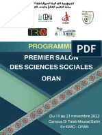 Programme Salon Des SCIEN SOCIA-03 OCT 2022