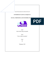 Universidad Nacional Moquegua: "Año Del Fortalecimiento de La Soberanía Nacional"