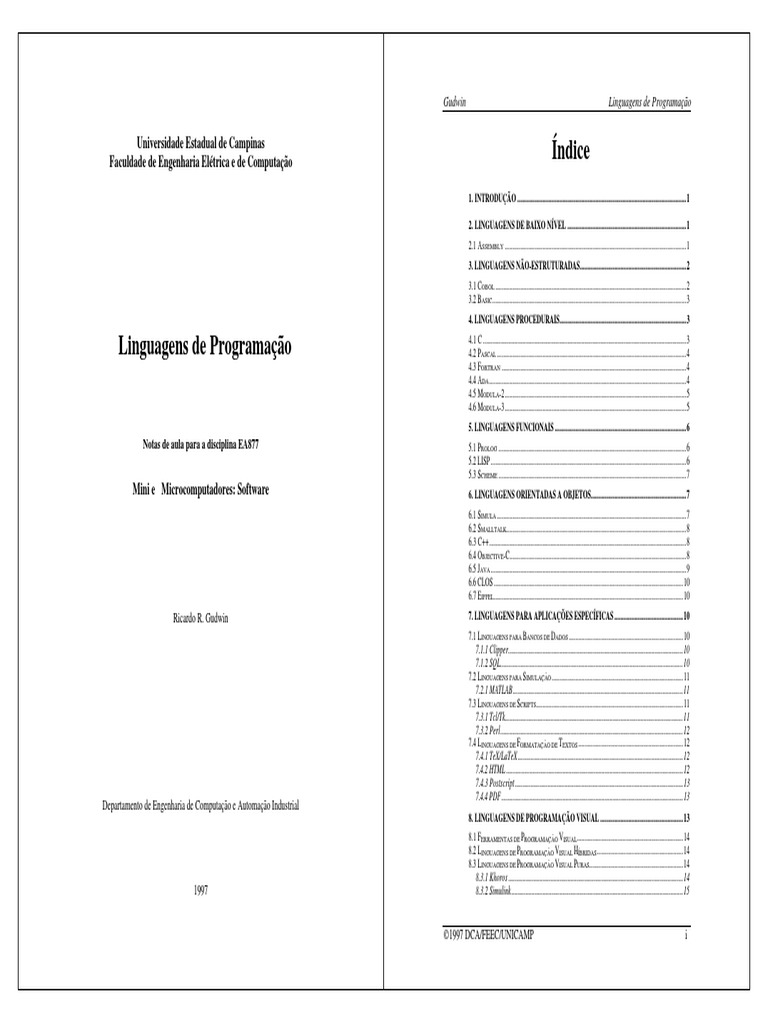 Tipos de Linguagens de Programação | PDF | Linguagem de programação | C