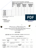 5th Sem Date 