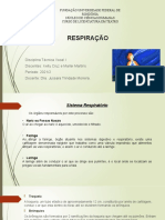 Sistema respiratório e respiração no ator