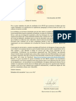 Carta de Solicitud de Apoyo - Quipu de Amautas