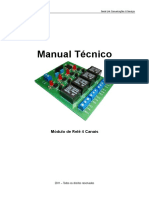 Manual Técnico Módulo de Relê 4 Canais