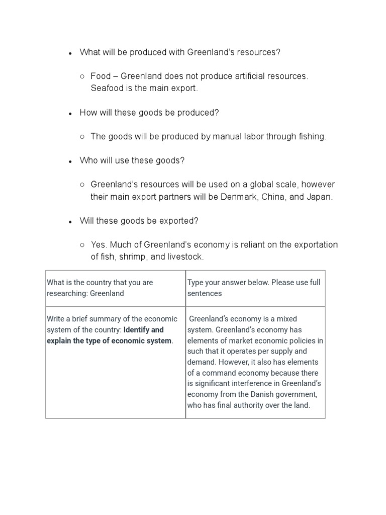 greenland economy PDF Greenland Economies