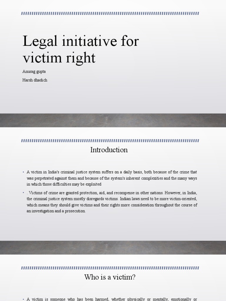 Victim Rights in India's Justice System | PDF | Applied Ethics | Crime ...
