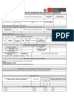 Registro de Incidentes, Incidentes Peligrosos