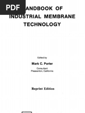 From japan キャピタルカタログ Handbook of Industrial Membrane Technology | PDF | Osmosis