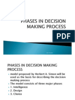 1 Phases in Decision Making Process