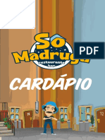 Cardápio do Sô Madruga