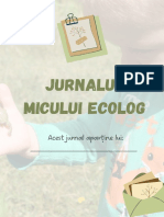 Jurnalul Micului Ecolog 6 X 9 in