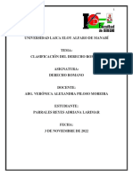 Clasificación Del Derecho Romano Alpr