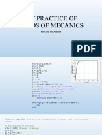 VDL - Fluid of Mecanics - Program of Matlab