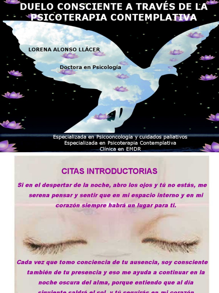 Mindfulness en el Duelo Prolongado | PDF | Las emociones | Dolor