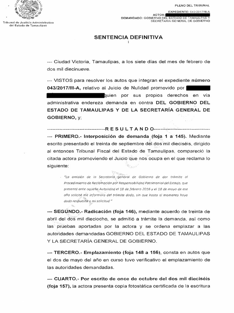 Sentencia Juzgado PDF | PDF | Ley procesal | Demanda judicial