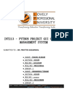 Python Mini Project File