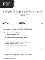 4.1 Stopping Sight Distance