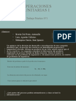 Trabajo Práctico #1 - Operaciones Unitarias I