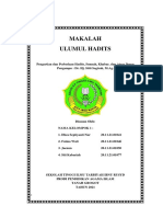 Makalah Kelompok 1 - Hadits, Sunnah, Khabar, Atsar