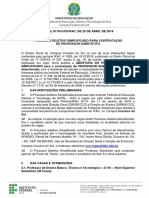 Processo seletivo para professores substitutos no IFAC Cruzeiro do Sul