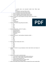 Soal Xi 1 Bentuk Molekul