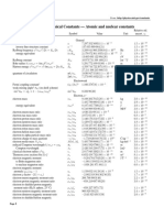 2018 CODATA adjustment of fundamental constants