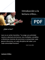 Introducción A La Lectura Crítica