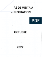 ACTAS DE VISITA A CORPORACION OCTUBRE 2022