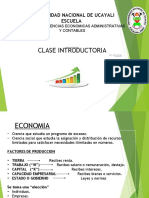 Microeconomía clase introductoria U Nacional Ucayali Factores producción demanda oferta
