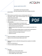 Katalog Umum Pertanyaan Untuk Kriteria ESG