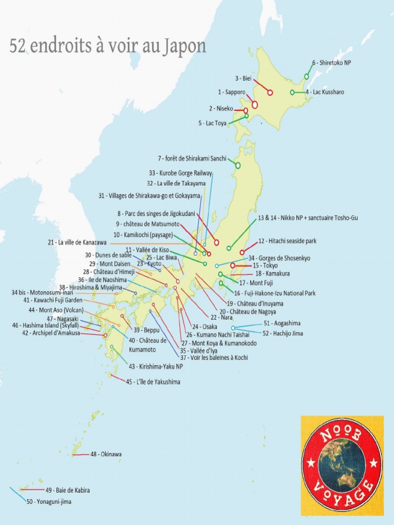 CARTE JAPON PLAN JAPON intelligence overview
