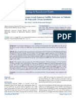 Low Antimullerian Hormone Levels Improve Fertility Outcome in Patients With Polycystic Ovary Syndrome 1665