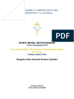 Ensayo Sobre La Importancia Del Matrimonio y La Familia