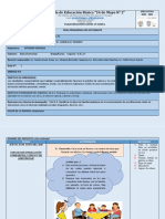 Actividad Del Jueves 25 de Junio Del 2020