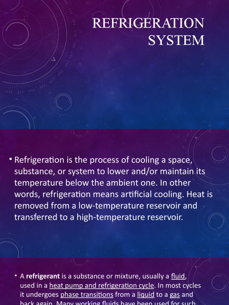 Refrigeration System PDF Chlorofluorocarbon Refrigerator
