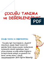 Çocuğu Tanıma Ve Değerlendirme...