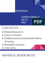 Mineral Resources, Aswin Kumar
