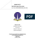 DISKUSI IV Logika Informatika - 043703169