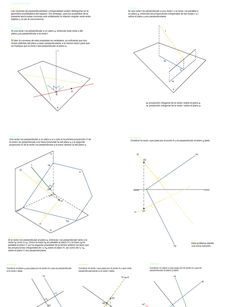 PERPENDICULARIDAD | PDF | Perpendicular | Geometria plana)