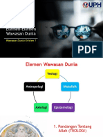 Sesi 03 - Elemen-Elemen Wawasan Dunia