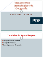 Fundamentos Epistemológicos da Geografia