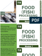 Fish Processing: Preparation of Seafood and Freshwater Fish